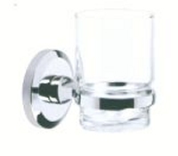 Bristan Solo Glass Tumbler & Holder