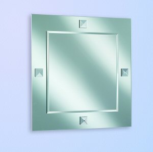 Amica patterned bathroom mirror by HIB